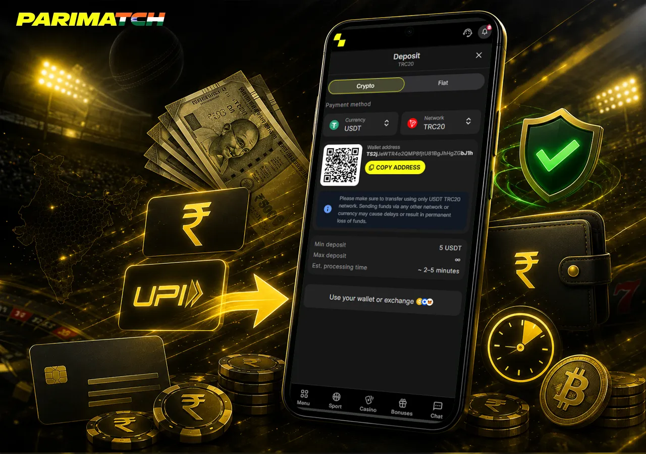 Fast deposits on smartphone with rupees, UPI cues and instant confirmation